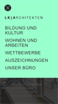Mobile Screenshot of lkarchitekten.de