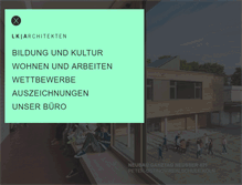Tablet Screenshot of lkarchitekten.de